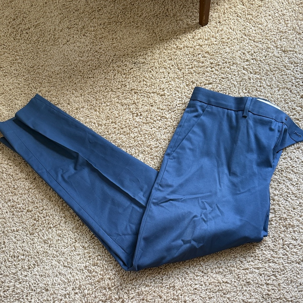 Express Men's Chinos in Deep Blue